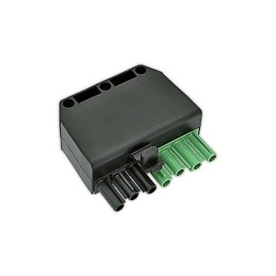 Разъём Wieland 7P, зеленый, папа