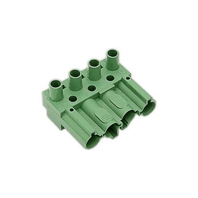 Разъём Wieland 4P зелёный, мама