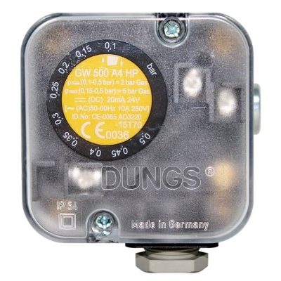 Реле давления DUNGS GW 500 A4 HP клеммное соединение