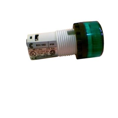 Цоколь лампы индикации зелёный ECX 1052