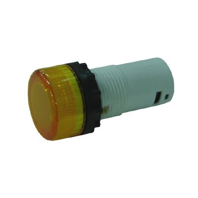 Цоколь лампы индикации жёлтый ECX 1053