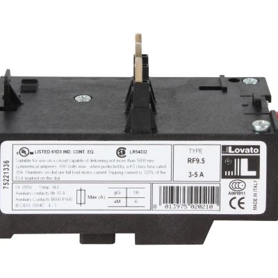 Тепловое реле Lovato RF9 5 (3,0 - 5,0 A)