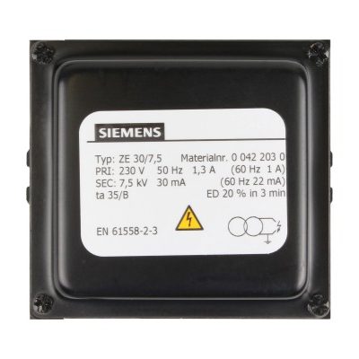 Трансформатор поджига SIEMENS ZE 30/7,5 00422030