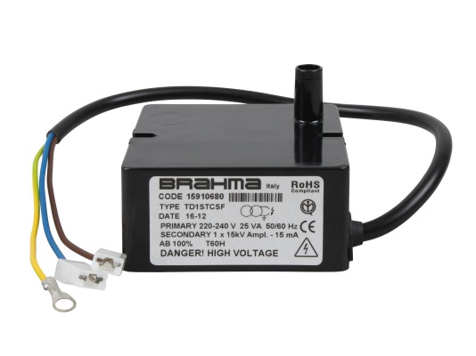Трансформатор поджига BRAHMA TD1STCSF 2 Трансформатор поджига BRAHMA TD1STCSF
