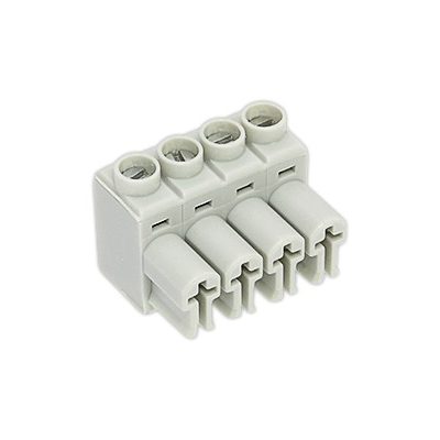 Разъём Wieland 4P, серый, мама