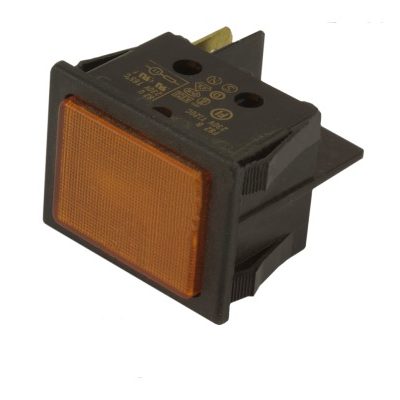 Индикаторная лампа оранжевая квадратная